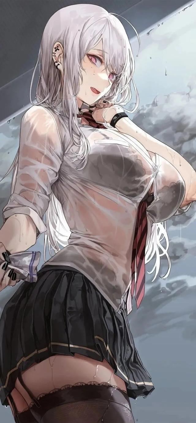 下雨动漫壁纸，雨的壁纸动漫（不要在下雨的时候打雷图片）