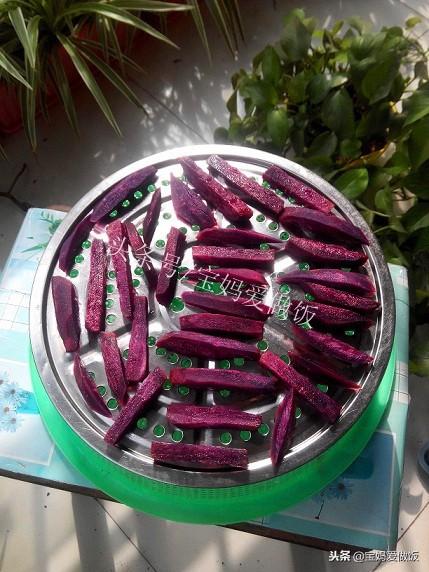 紫薯干的做法，三蒸三晒红薯干做法窍门（自制无聊追剧磨牙小零食）