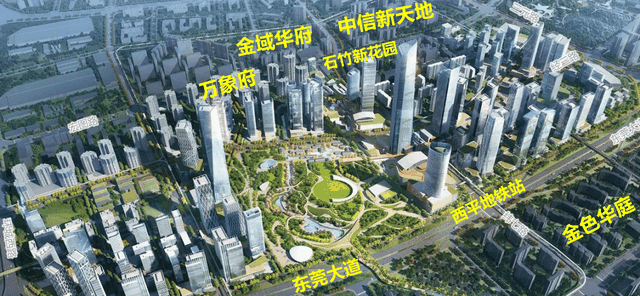 东莞第一高楼，东莞城市学院（万象城落户东莞CBD）