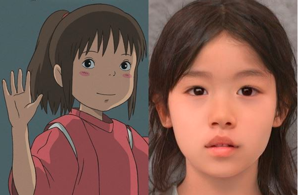 千与千寻是真人版还是配音(孩子喜爱的动画人物有了真人版)