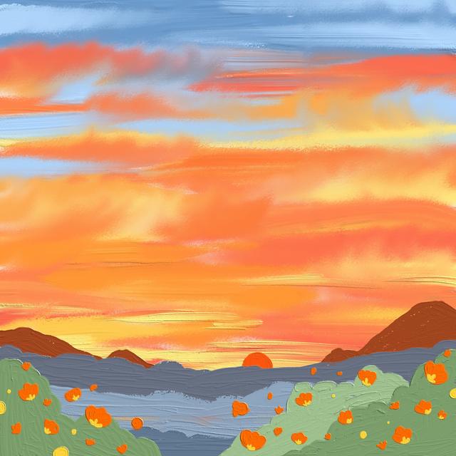 治愈系神仙温柔背景图 “人间美好  日落和你”，神仙治愈系温柔头像（那些让你一眼万年沦陷很久的神仙文案）