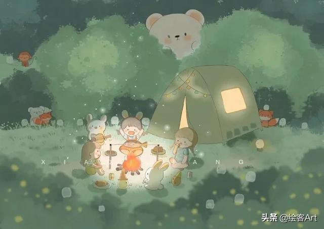 抖音最火可爱简笔画，抖音最火的简笔画（简笔画大佬成团可爱联萌）