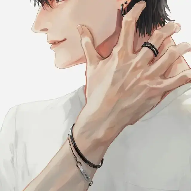 手控党福利/精致复古漫风人物局部插画欣赏，微信头像，手控党福利/精致复古漫风人物局部插画欣赏（漫画手控图片古风）