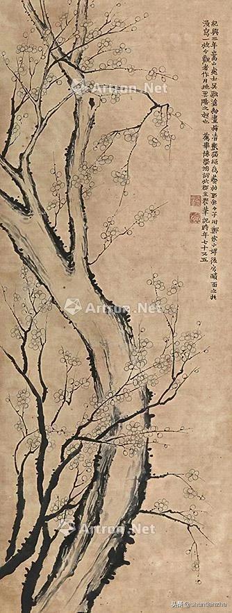 写意梅花100种画法，构图一百例，学完够用了