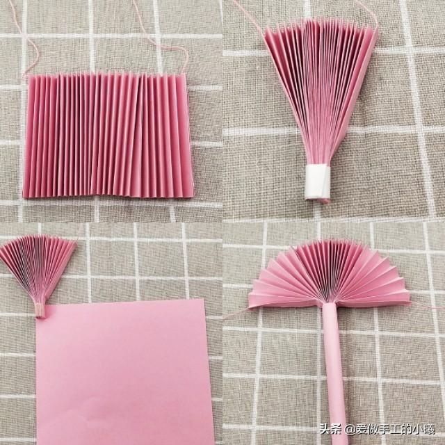DIY怎样折纸扇子，手工折纸扇子教程（手工教程：教你做机关小扇子）