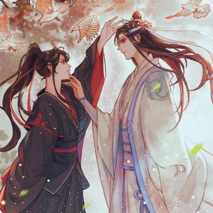 魔道祖师动漫图片，重温经典动漫魔道祖师魏无羡头像系列.微信（魔道祖师之忘羡头像）