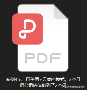 优秀商业计划书案例（案例45）