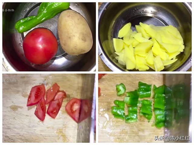 西红柿炒土豆片，卷心菜炒西红柿土豆片的家常做法（番茄炒土豆的家常做法）