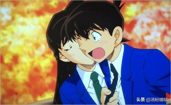 新一和小兰接吻，新一小兰定情之吻动画放出（新一和小兰接吻的歌）