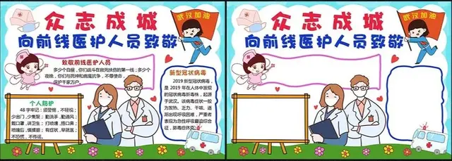 关于新型冠状病毒的手抄报，有关新型冠状病毒的手抄报怎么画（2020新型冠状病毒手抄报素材大全）
