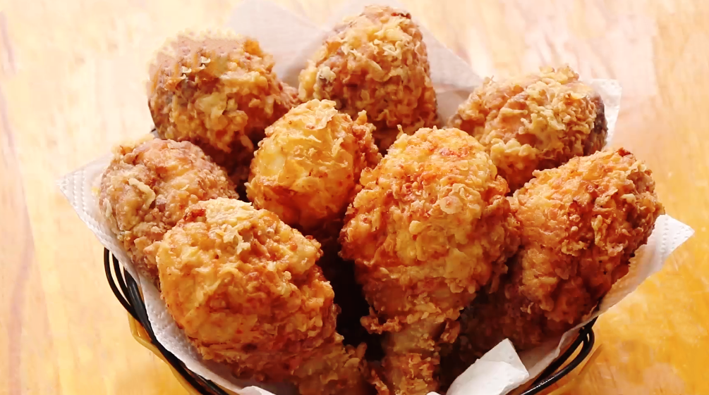 【香辣炸雞腿】做法步驟圖 外酥里嫩做法簡單 香辣美味比快餐-起舞食譜網