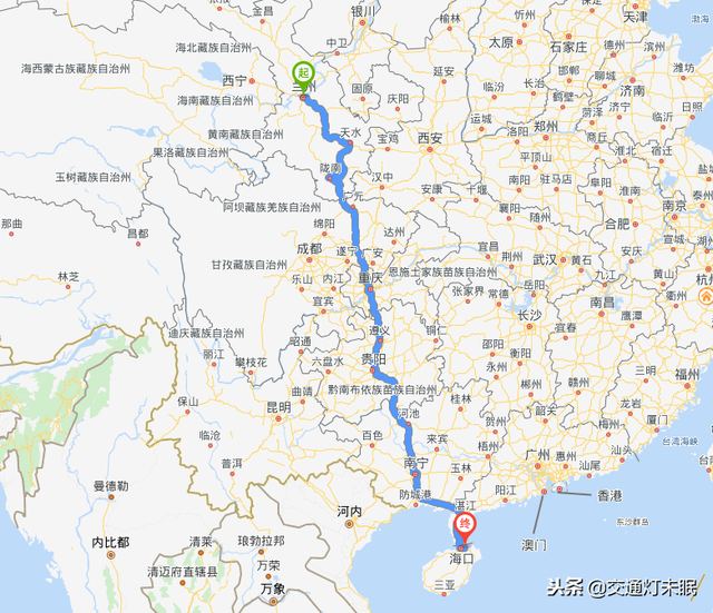 兰海高速起点和终点在哪里，兰海高速终点到什么地方（也是中国最美公路）