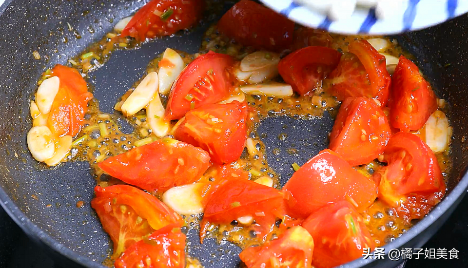 圖片[4]-【西紅柿海鮮菇炒雞蛋】做法步驟圖 開胃又下飯-起舞食譜網