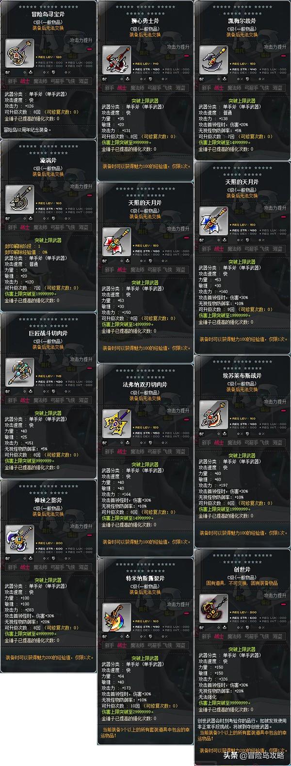 冒险岛炎术士怎么转，冒险岛炎术士转职等级（2020冒险岛新版常用武器大全）