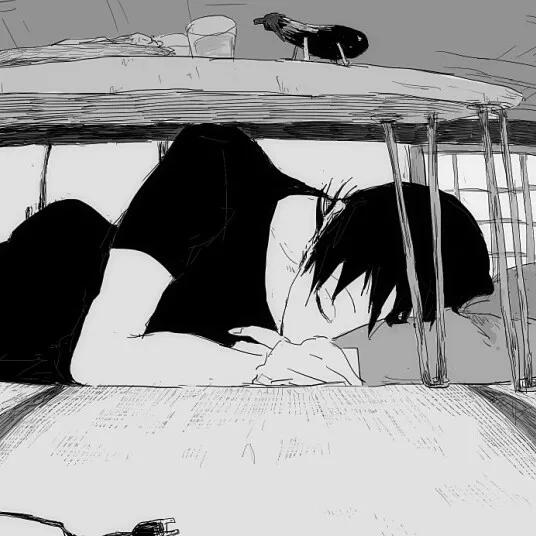 失望至极 丧 男头动漫，微信头像，失望至极 丧 男头动漫（丧系动漫头像-男头）