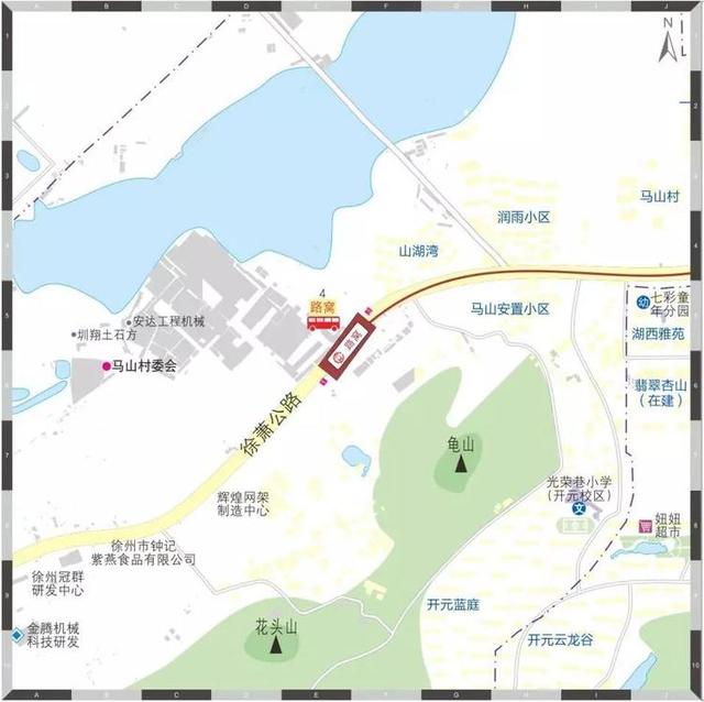 江苏徐州地铁一号线规划图，徐州地铁一号线18个站点出入口位置图曝光