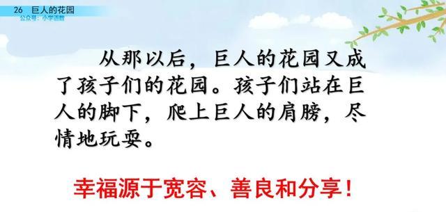 硕大无朋的硕是什么意思，硕大无朋什么意思啊（部编语文四年级下第26课《巨人的花园》知识点+图文讲解+课堂测试）