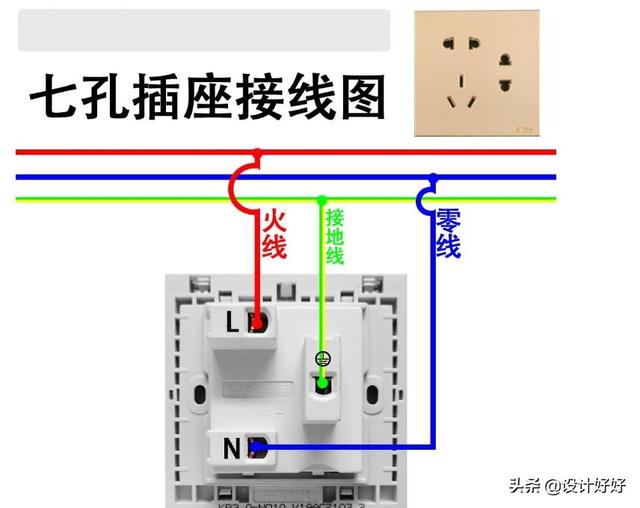 带开关的插座怎么接线，五眼带开关的插座怎么接线（家庭新房装修开关插座如何接线）