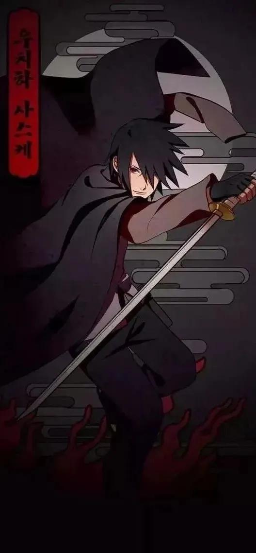 小南《火影忍者》wb左助，微信头像，小南《火影忍者》wb左助（宇智波佐助壁纸头像）