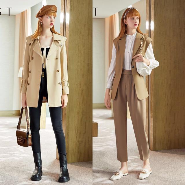 很流行的轻复古女装照着穿就够美，复古女人味搭配示范