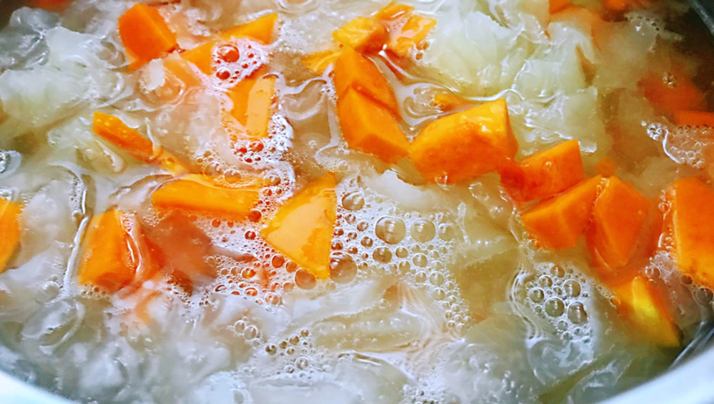 图片[3]-【南瓜银耳羹】做法步骤图 轻松补锌 孩子常吃身体长得好-起舞食谱网