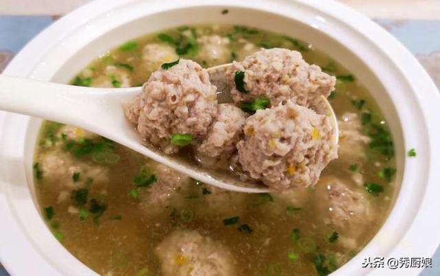 水煮肉丸子的做法，水煮肉丸子怎么做（清水肉丸汤新做法）