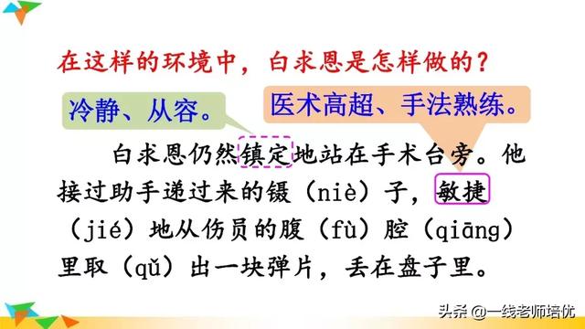 夺组词组，部编版三年级上册第27课《手术台就是阵地》重点知识+课文解读