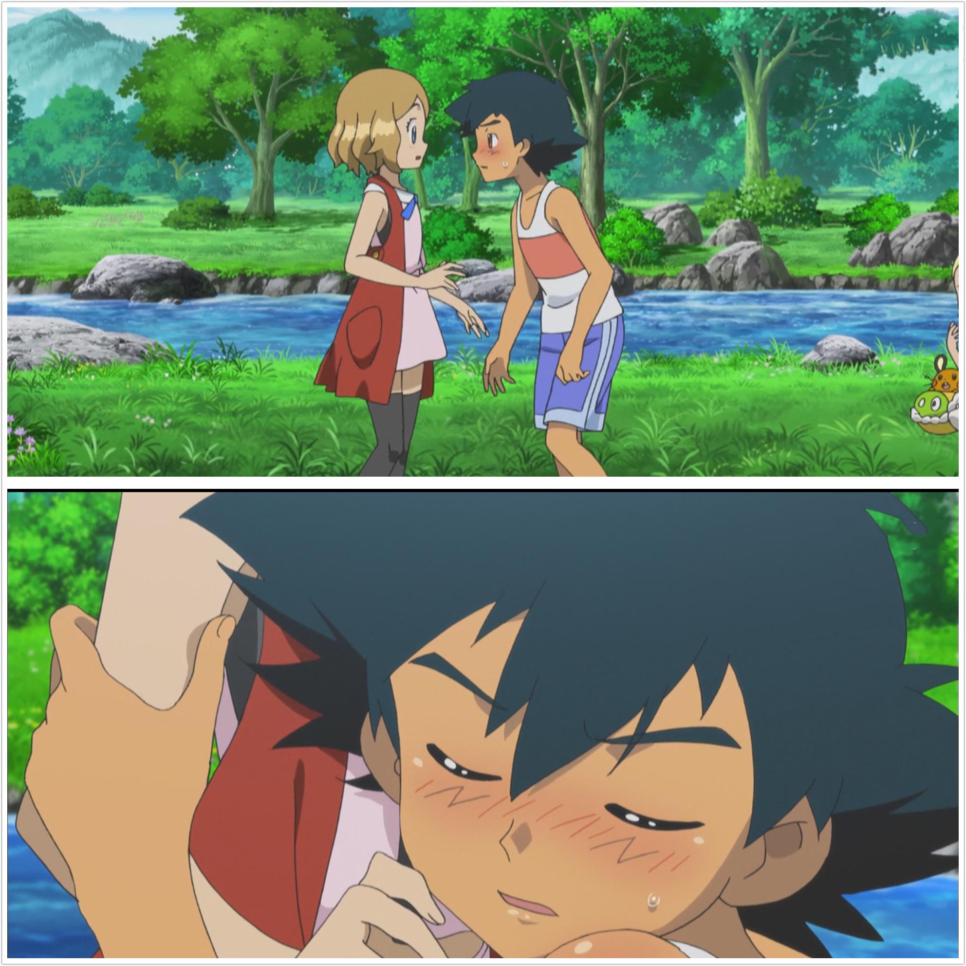 突然走向莎莉娜抱住了她,把我们瑟妹激动的,以为小智要向她表白呢