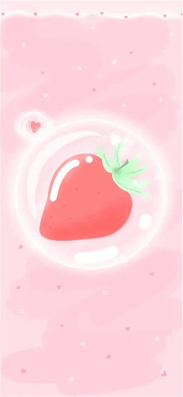 可爱治愈系草莓壁纸/ls，微信头像，可爱治愈系草莓壁纸/ls（可爱草莓\u0026唯美头像）