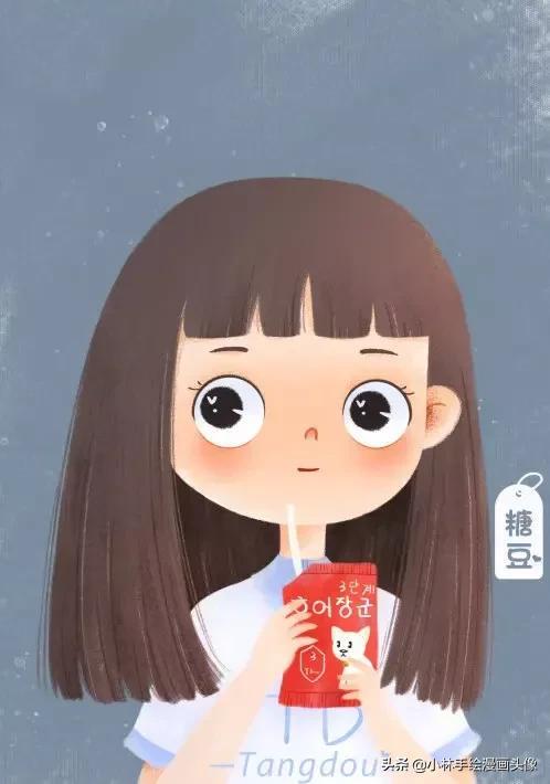 微信女生头像，微信女生头像背影（可可爱爱的卡通女生微信头像）