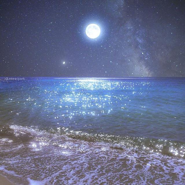 关于星星月亮的背景图，关于星星月亮的背景图片（帮你关掉月亮——唯美浪漫月亮主题背景图句子集分享）