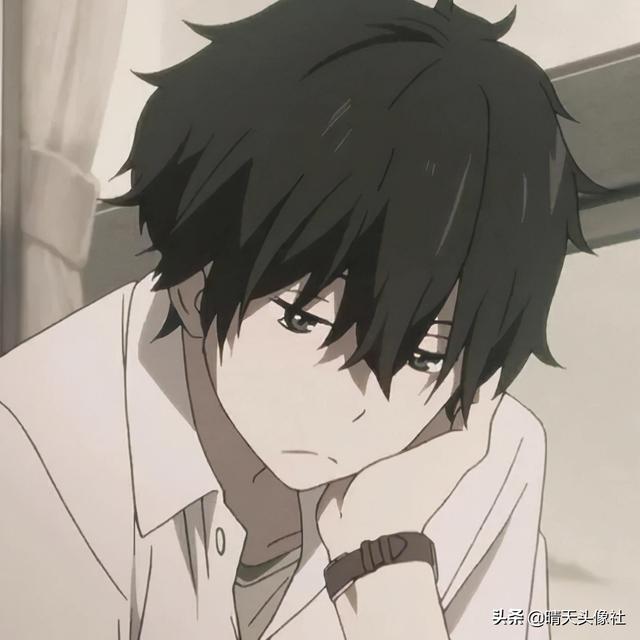 折木奉太郎头像微信（20张），折木奉太郎头像黑白微信（头像 ， 冰菓·折木奉太郎）