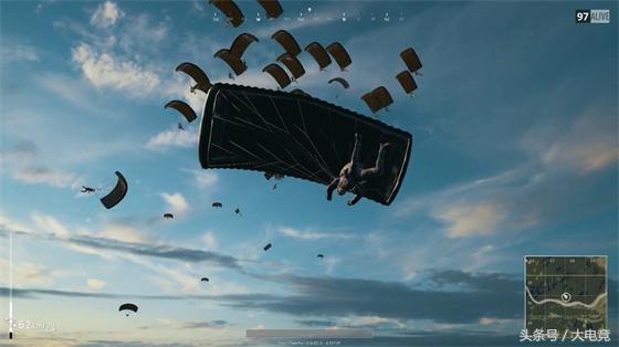 PUBG新手跳伞技巧（绝地求生快速跳伞及控制落点教程）