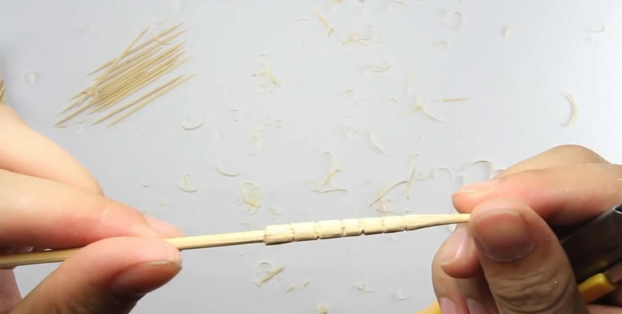 用牙签做的手工(牙签手工制作简单又漂亮)