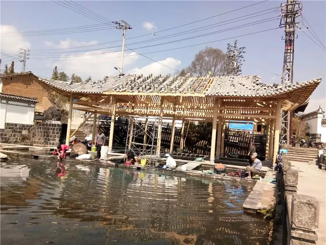 天涯明月刀江南龙井茶园创作画卷墨宝，天涯明月刀笔绘江山乡间古楼（既有玉泉月夜的景致）