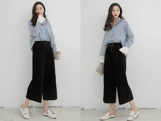 1米5小个子阔腿裤搭配，1米5小个子阔腿裤搭配冬季（1米5小个子穿阔腿裤）