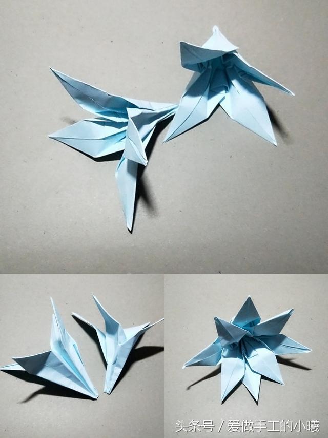 如何用彩纸折出一朵漂亮的荷花荷花的彩纸折法，简单折纸荷花的详细教程（漂亮花朵折纸合集）