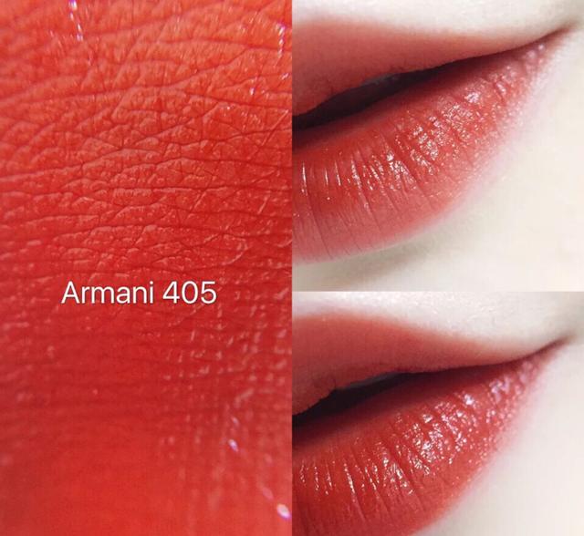 阿玛尼405唇釉，阿玛尼405唇釉黄皮试色（断货王阿玛尼405唇釉试色）