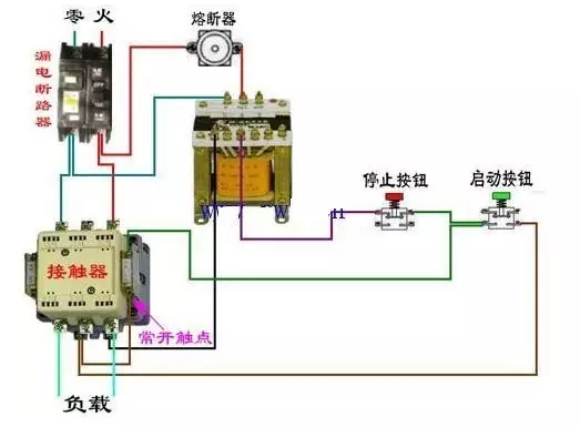 急停按钮开关串联接线图解，4张经典的急停开关接线图