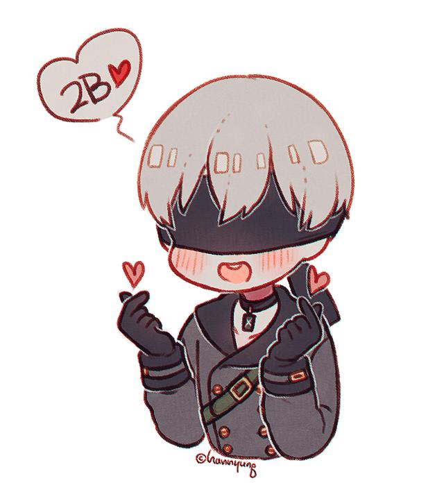 尼尔机械纪元壁纸，【尼尔机械纪元】，微信头像（《尼尔-机械纪元》的一组超激萌的图片）