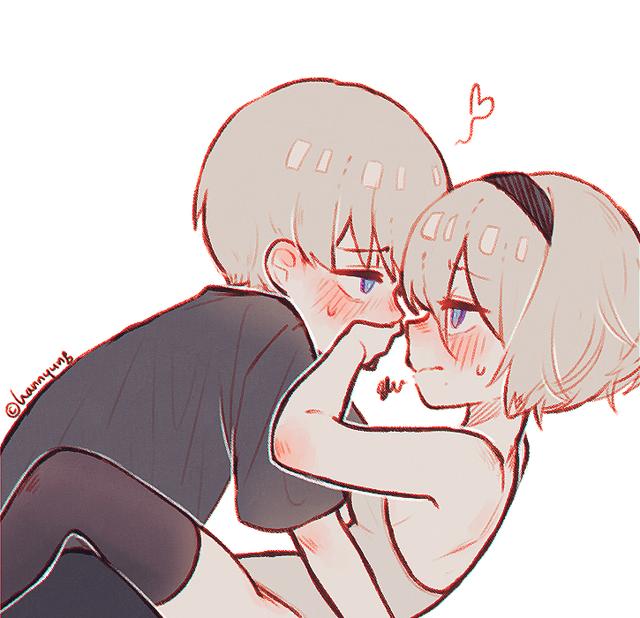 尼尔机械纪元壁纸，【尼尔机械纪元】，微信头像（《尼尔-机械纪元》的一组超激萌的图片）