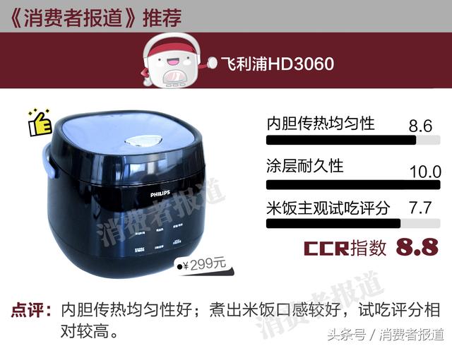 电饭煲排行榜前十名，不锈钢餐具十大品牌（飞利浦、格力两款较好）