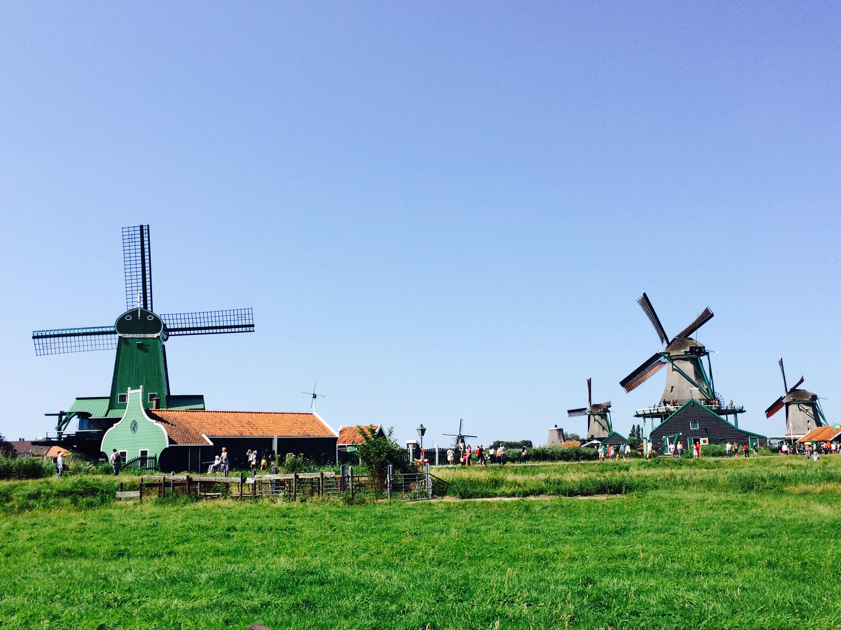 荷兰风车的主要作用图片