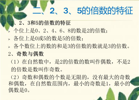 什么是因数，小学数字知识点之——因数与倍数的知识总结