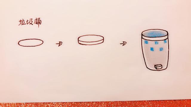 垃圾分类垃圾桶图片简笔画，4个垃圾桶的简笔画（手账简笔画素材-教你快速画储物柜简笔画）