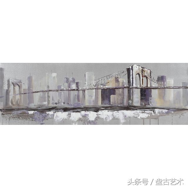 手绘唯美小镇街景油画图片   时光深处的宁静，油画小镇简笔画（手绘法国巴黎街景油画“巴黎归来不看街”“黄山归来不看山”美誉）