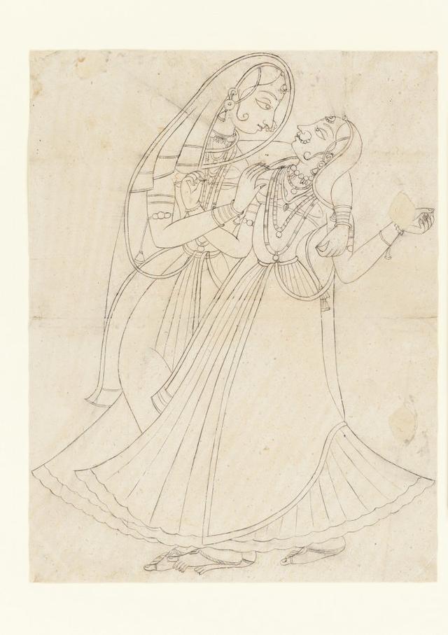 印度细密画作品欣赏，古印度细密画及手稿