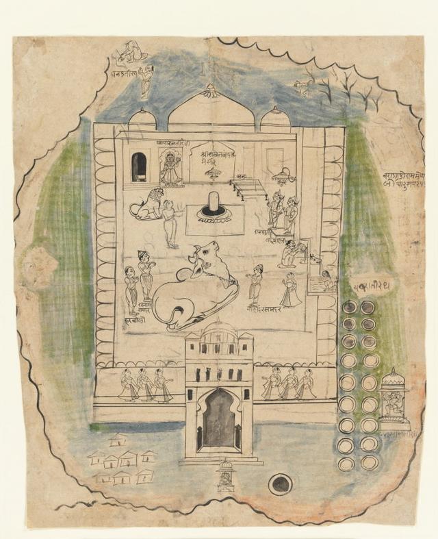 印度细密画作品欣赏，古印度细密画及手稿