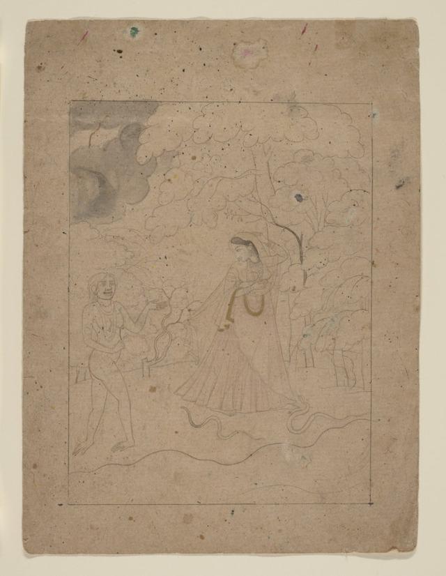 印度细密画作品欣赏，古印度细密画及手稿