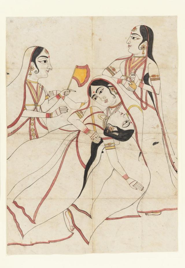 印度细密画作品欣赏，古印度细密画及手稿